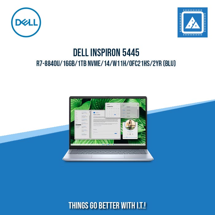 DELL INSPIRON 5445 R7-8840U/16GB/1TB NVME || BEST FOR FREELANCERS DELL INSPIRON 5445 R7-8840U/16GB/1TB NVME || BEST FOR FREELANCERS